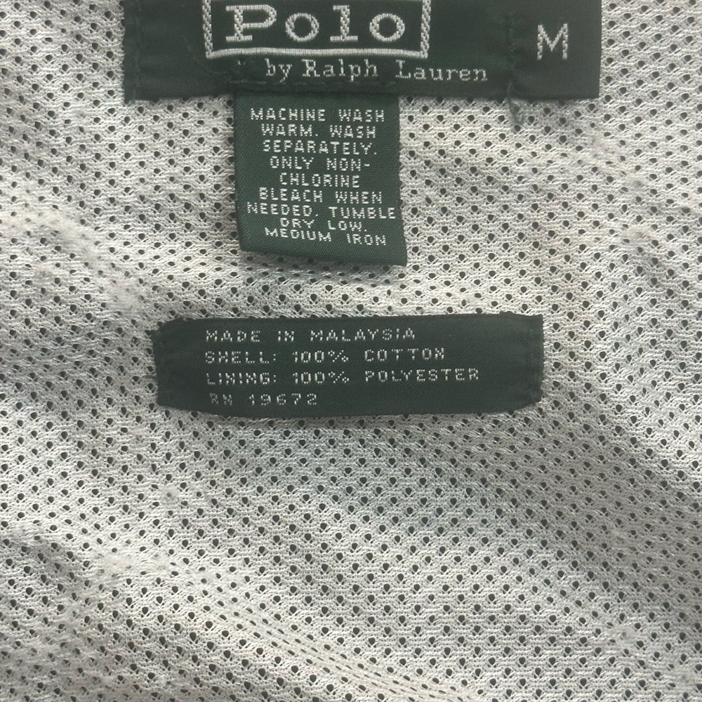 Polo Ralph Lauren Navy Anorak Windbreaker Jacket Men’s Size Medium - Picture 2 of 7